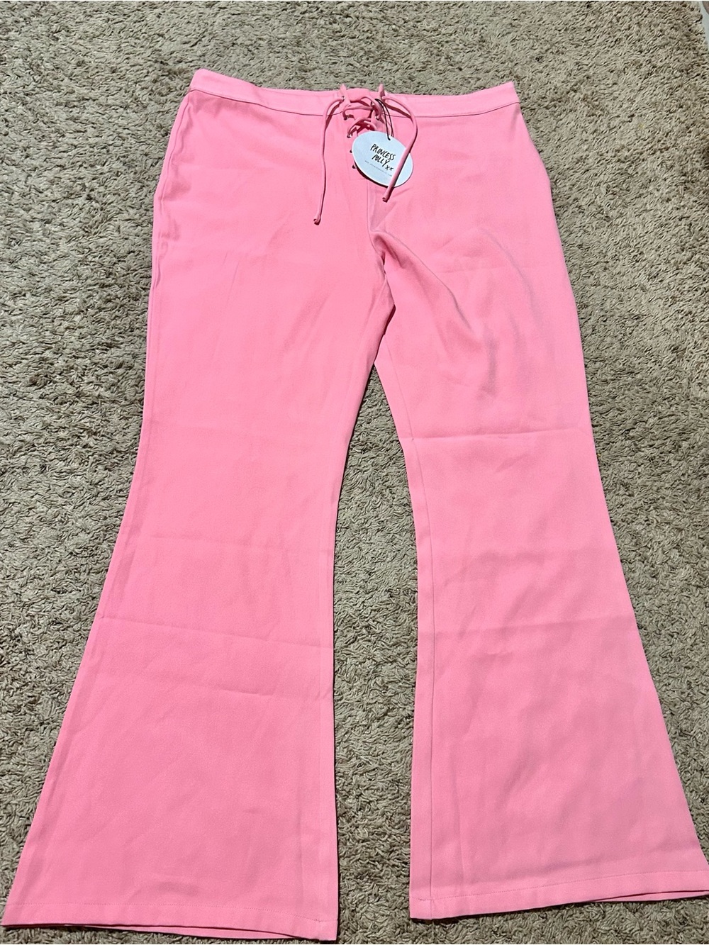 Princess Polly Marcia Flare Pant Pink